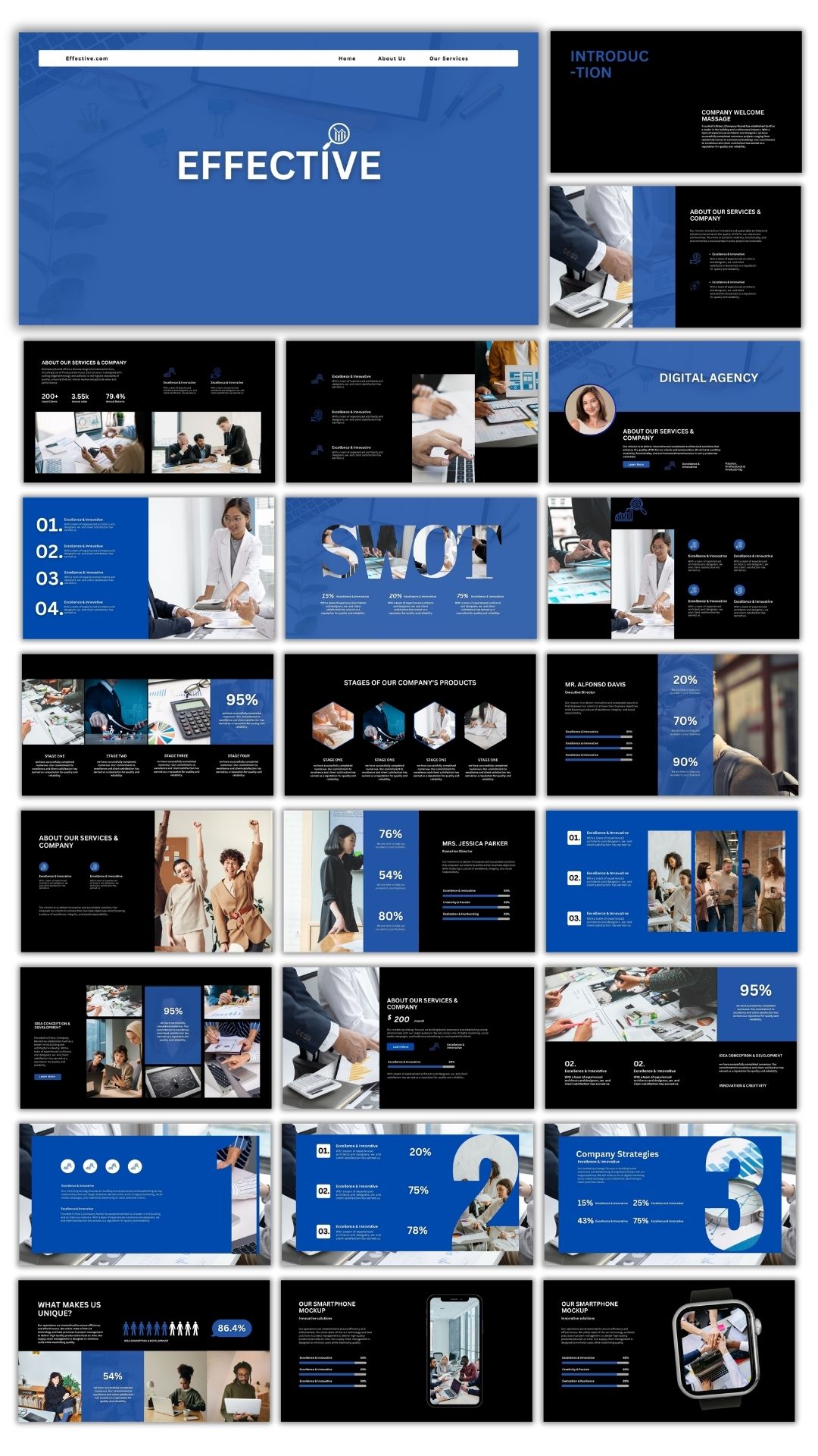 Effective Canva presentation template