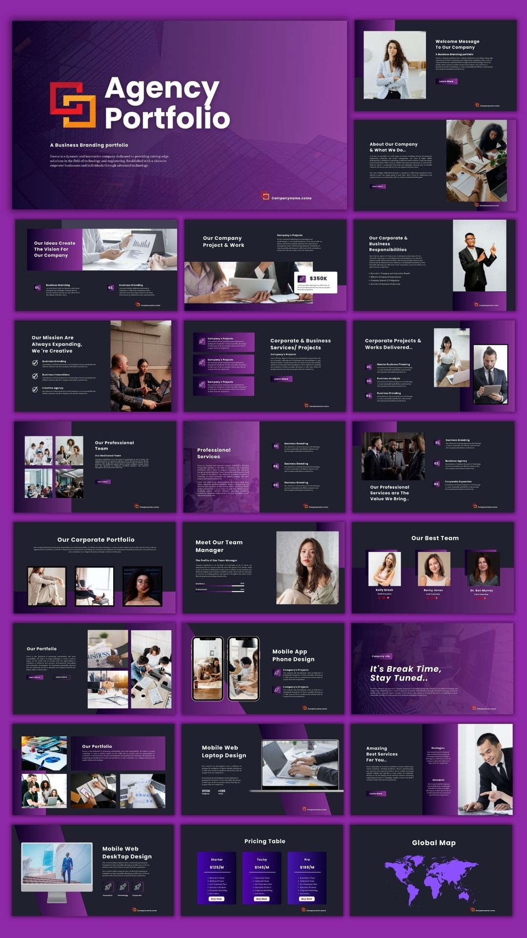 Smart Agency Portfolio design