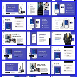 Mobile App digital marketing template