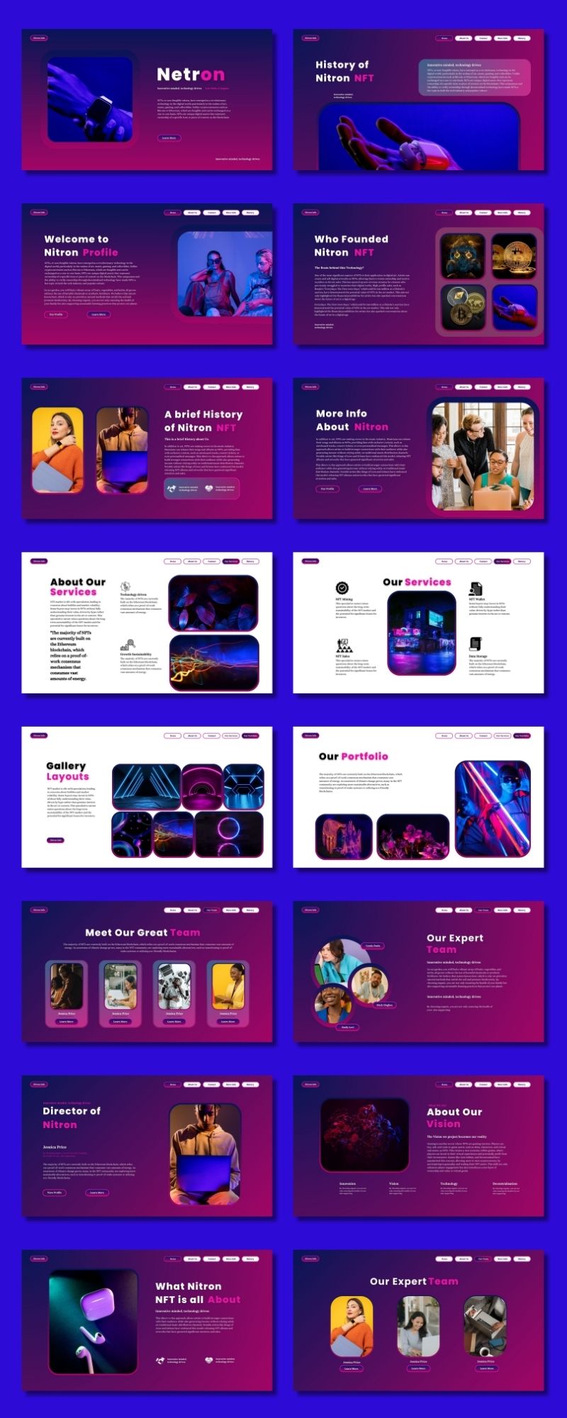 Technology Business Branding template