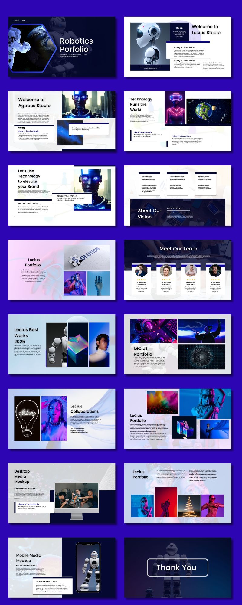 Quick-edit Canva business presentation template