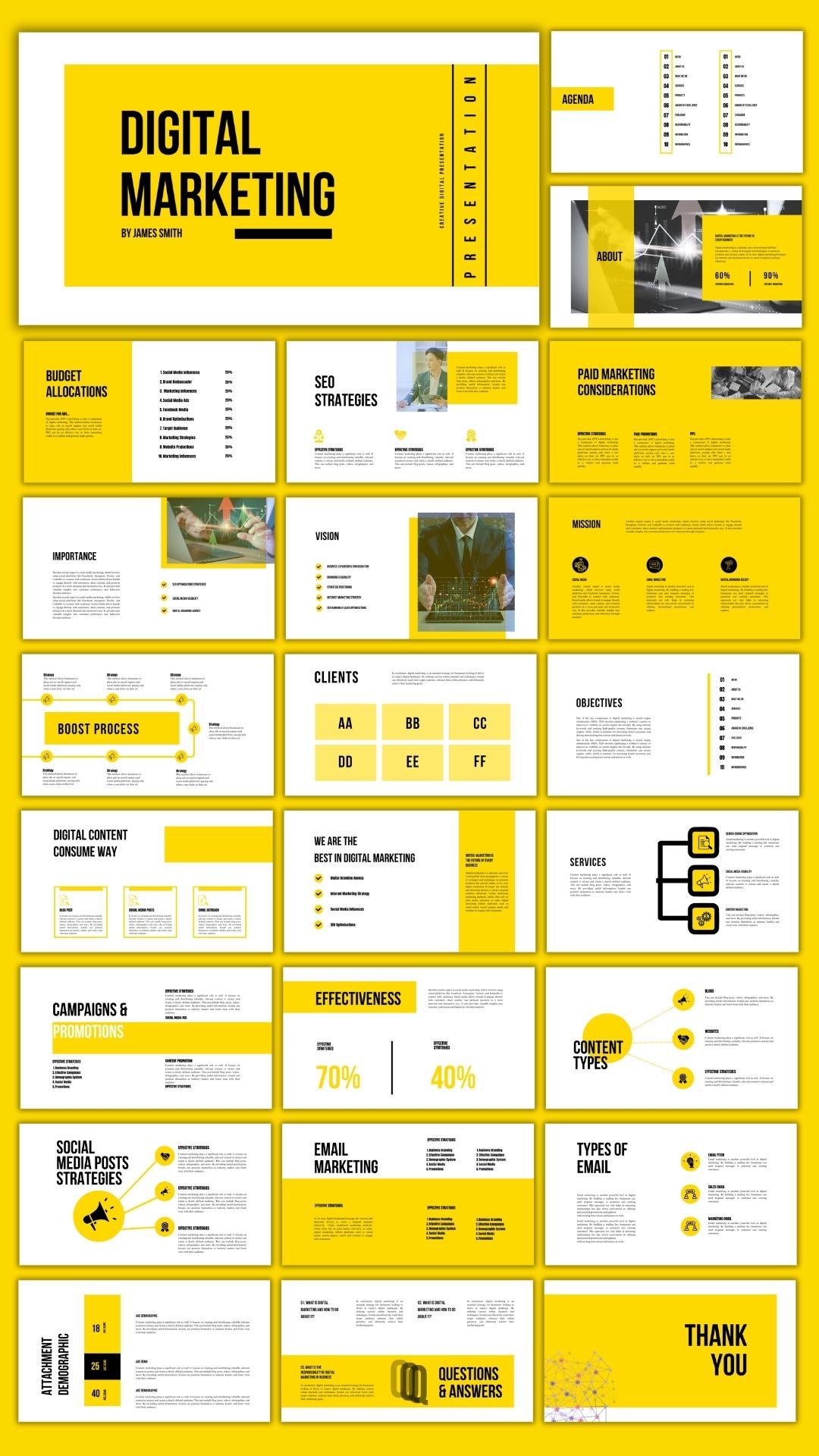 Standard Digital Marketing template