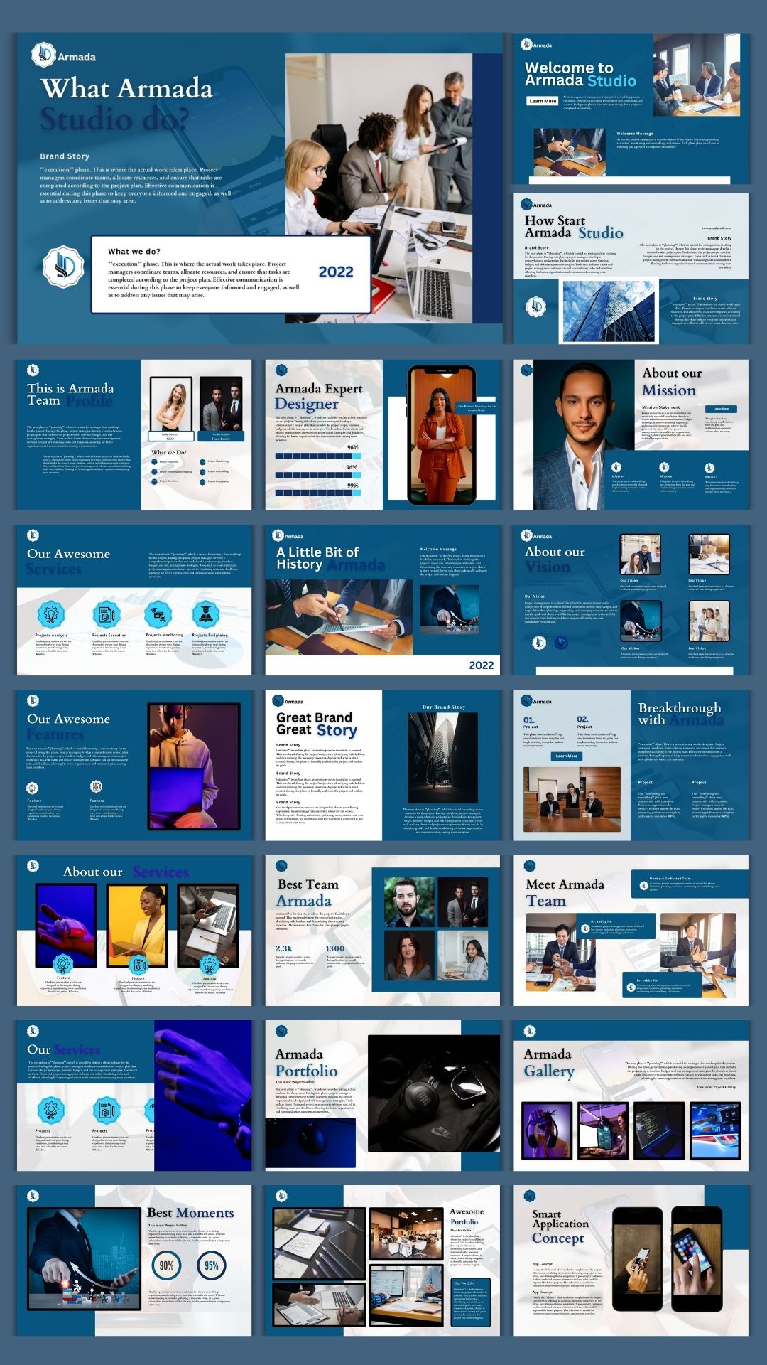 Exclusive Canva Corporate Branding template